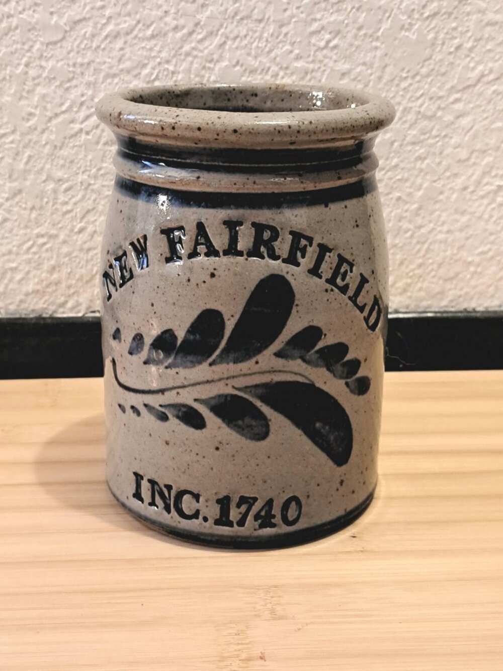 New Fairfield Salt Glazed Collectible Crock